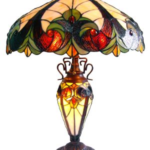 CH18780VI18-DT3 Double Lit Table Lamp