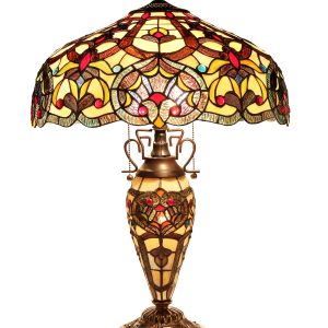 CH33473IV18-DT3 Double Lit Table Lamp