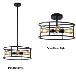 CH6H401BK18-SF4 Semi-flush Ceiling Fixture